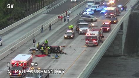 I4 accident - Nov 28, 2023 05:25am. POLK COUNTY, Fla. - A fatal crash on Tuesday has traffic backed up on I-4 near Davenport, according to the Polk County Sheriff's Office. The crash happened on I-4 east between U.S. 27 and the Ronald ...